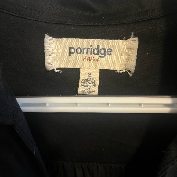 Anthropologie mini black dress with quarter sleeves worn once - Picture 2 of 2